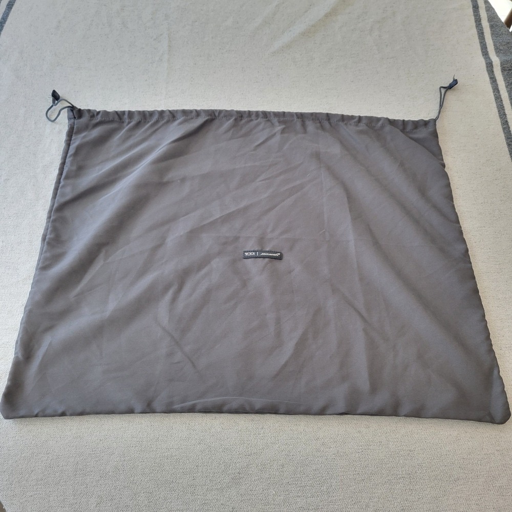 TUMI McLaren Dust Bag Large Grey Good Drawstring Storage Cover Luggage Accessory